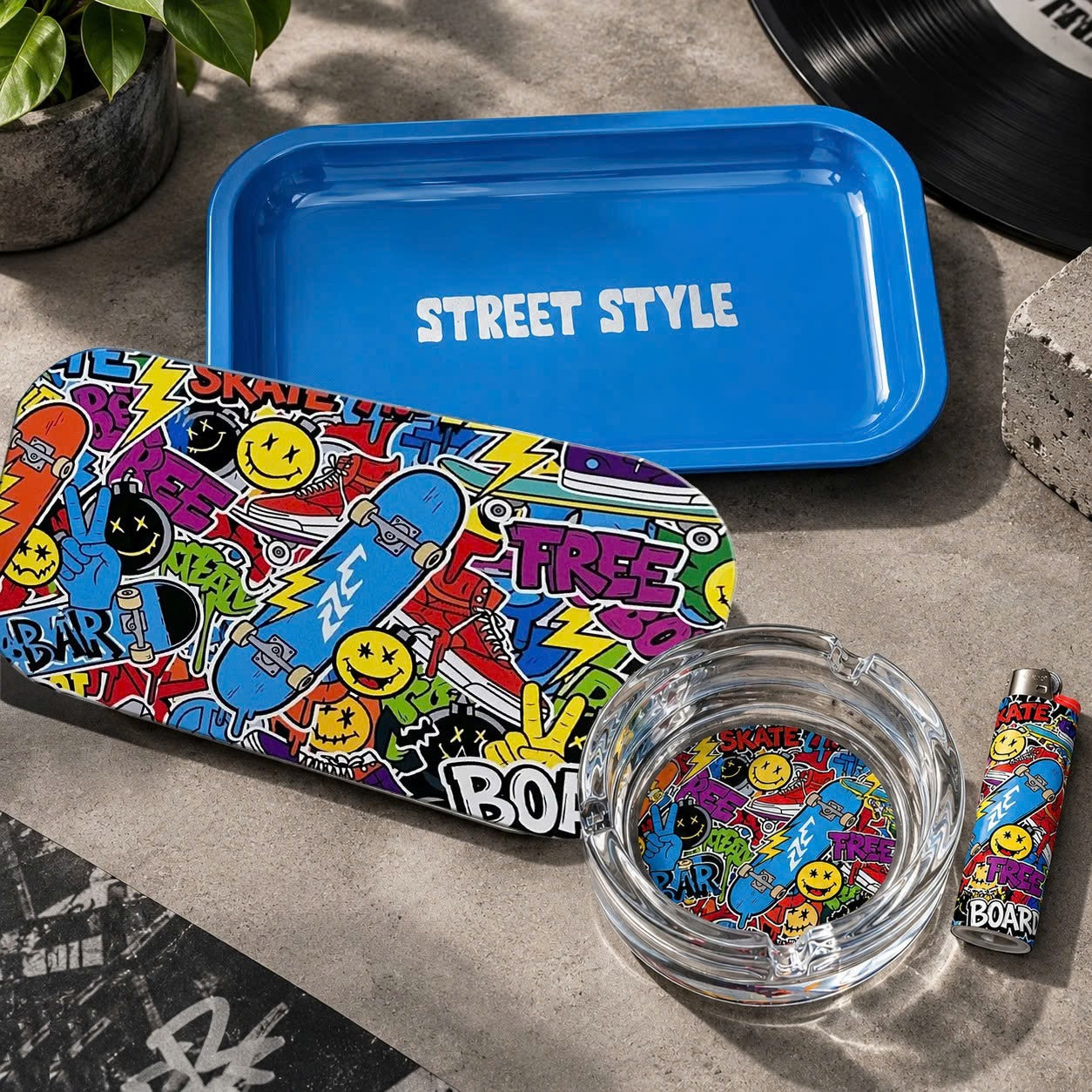 Blue tray · Street Style design